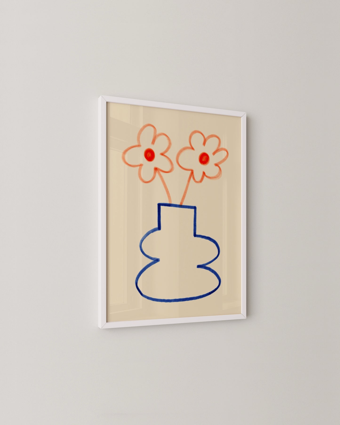 Playful Flower Print- Wall Art -Paperhus- Printable wall art - Instant downloads - DIY home decor -Paperhus