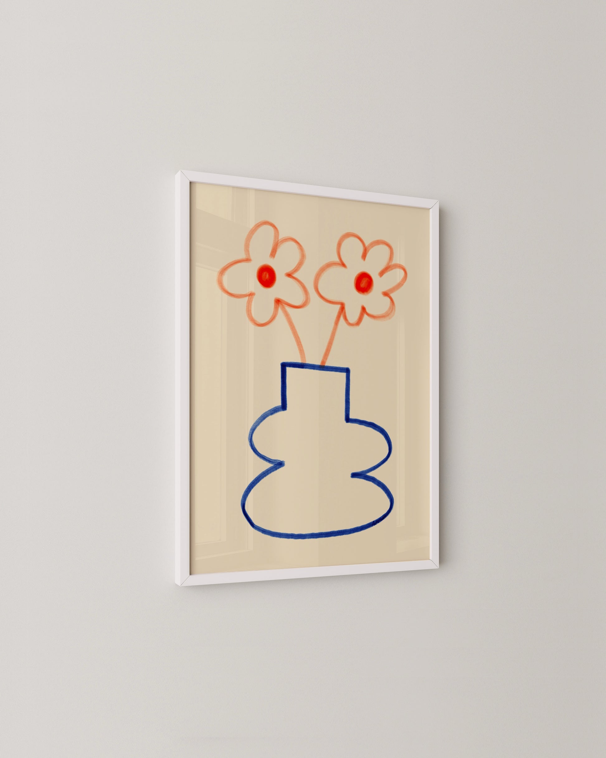 Playful Flower Print- Wall Art -Paperhus- Printable wall art - Instant downloads - DIY home decor -Paperhus