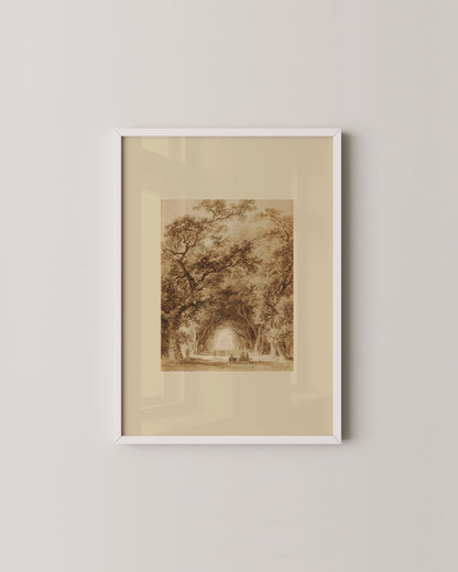 Antique Landscape Print- Wall Art -Paperhus- Printable wall art - Instant downloads - DIY home decor -Paperhus