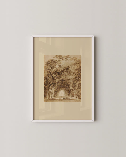 Antique Landscape Print- Wall Art -Paperhus- Printable wall art - Instant downloads - DIY home decor -Paperhus