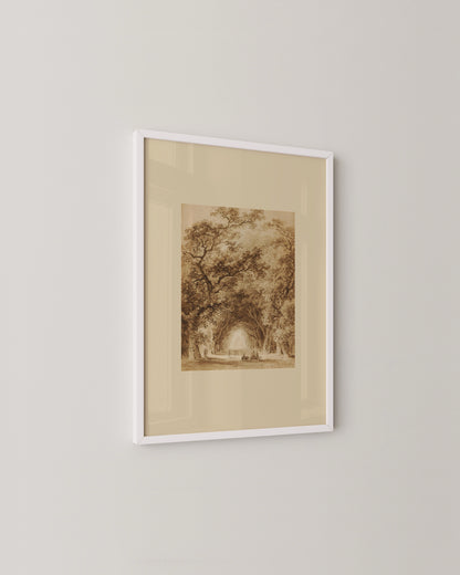 Antique Landscape Print- Wall Art -Paperhus- Printable wall art - Instant downloads - DIY home decor -Paperhus