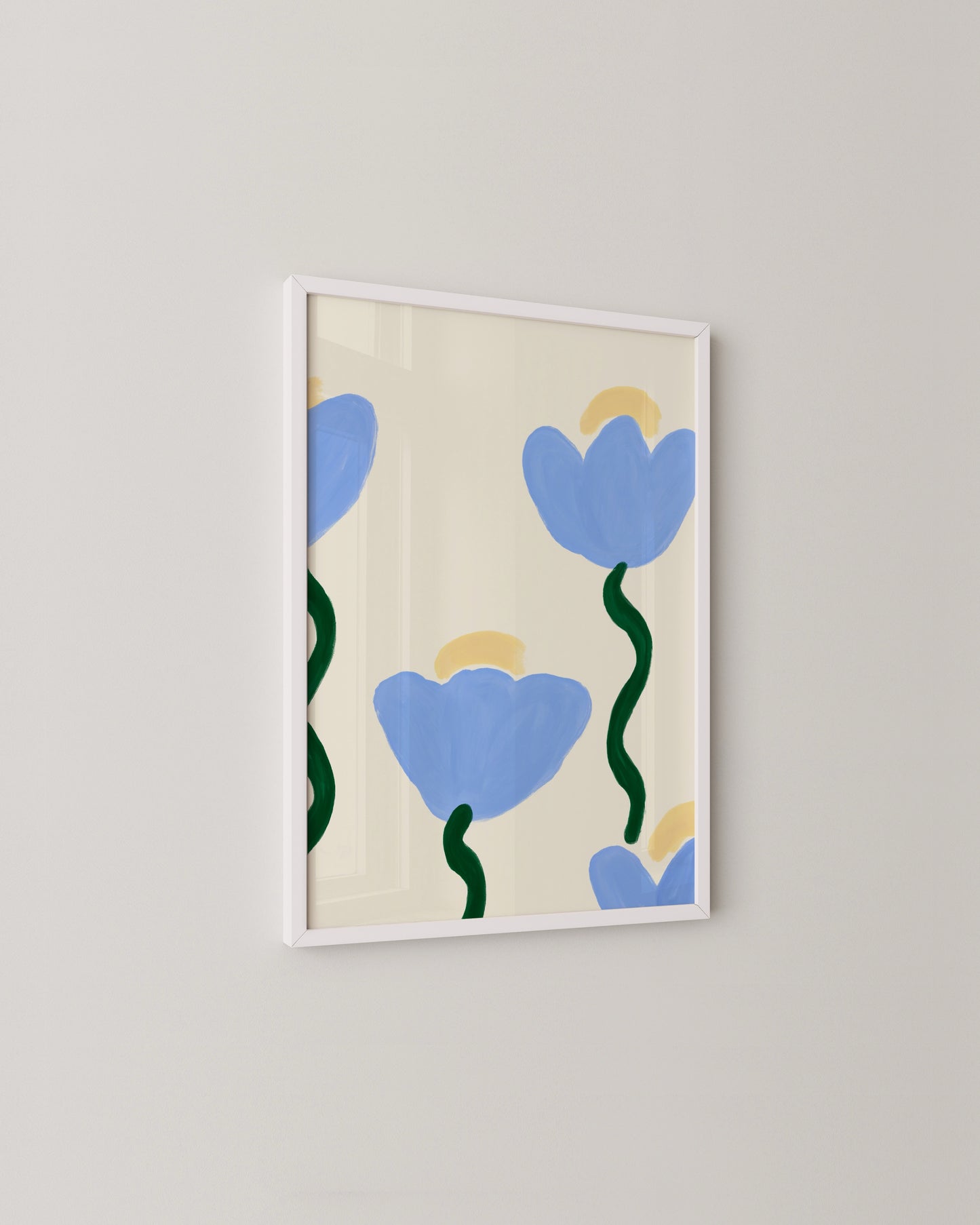 Blue Blooms Print- Wall Art -Paperhus- Printable wall art - Instant downloads - DIY home decor -Paperhus