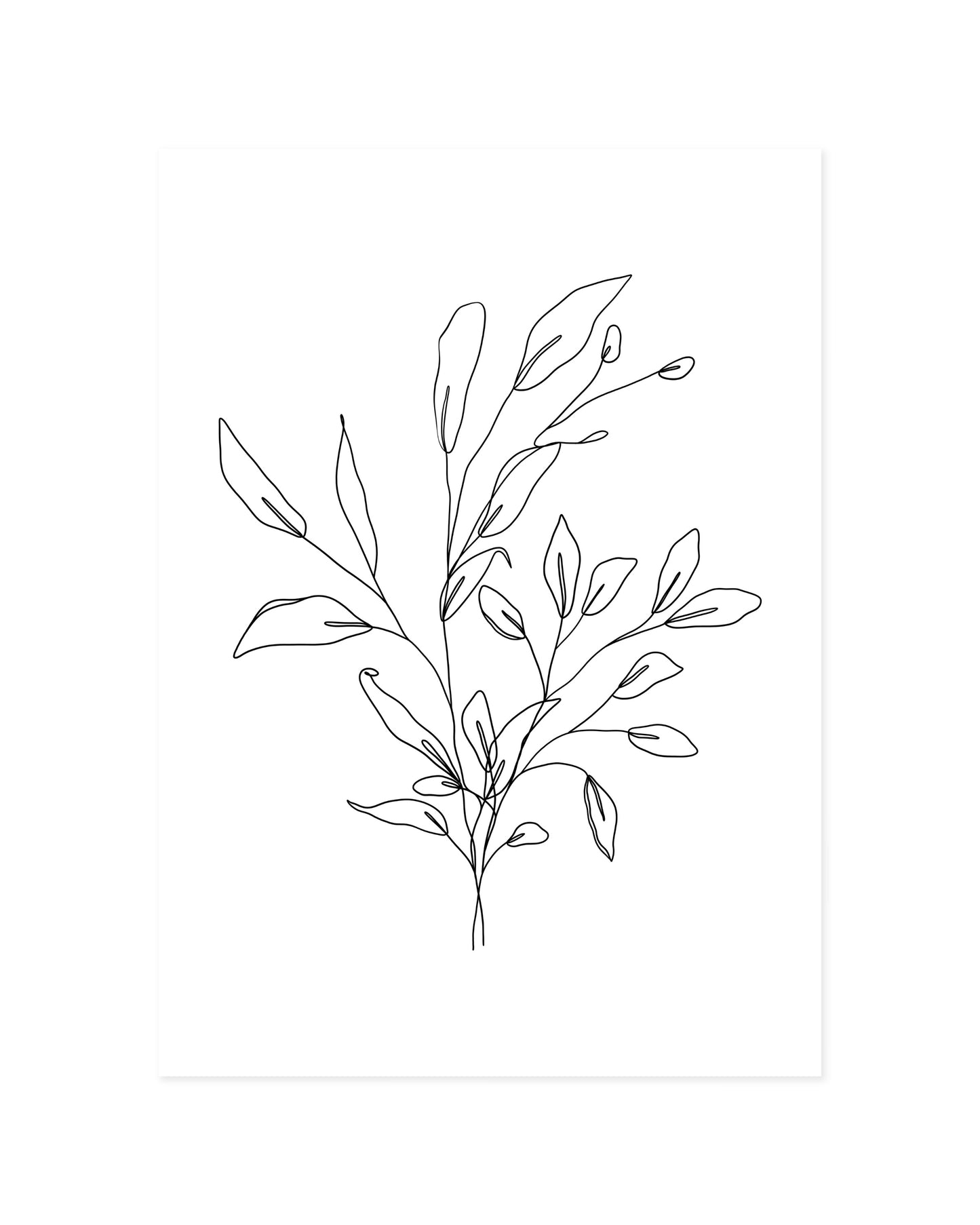 Botanical Line Printable Wall Art | Digital Download printable wall art by Paperhus