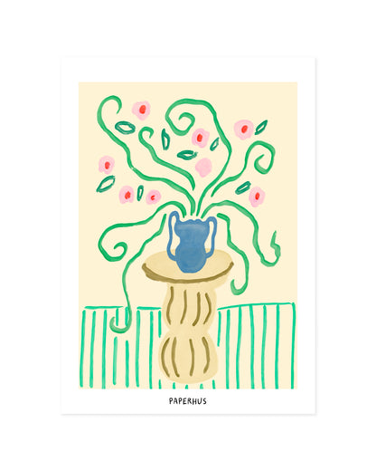 Floral Illustration Printable Wall Art | Digital Download printable wall art by Paperhus