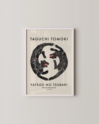 Yatsuo No Tsubaki Print- Wall Art -Paperhus- Printable wall art - Instant downloads - DIY home decor -Paperhus
