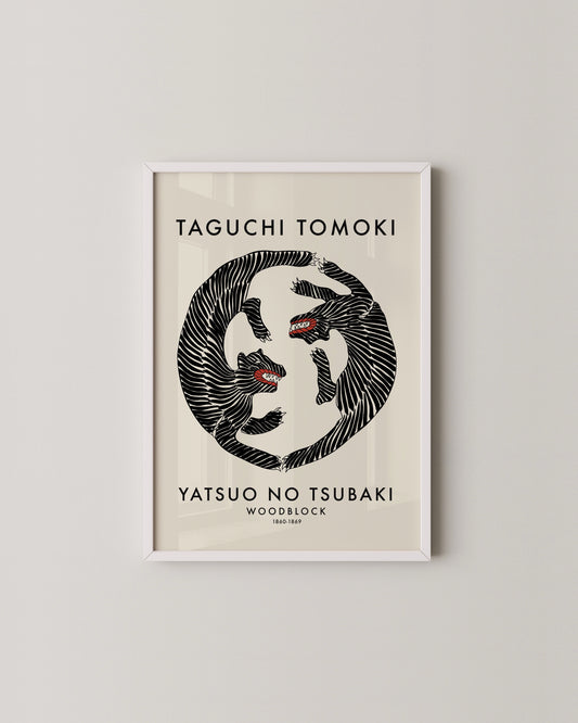 Yatsuo No Tsubaki Print- Wall Art -Paperhus- Printable wall art - Instant downloads - DIY home decor -Paperhus