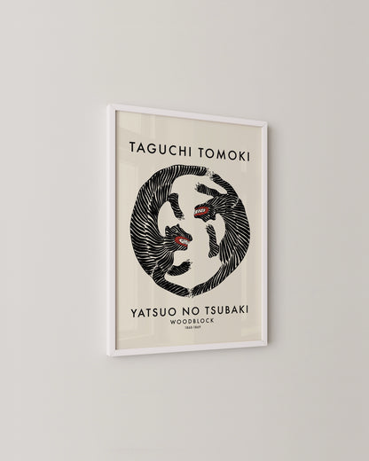 Yatsuo No Tsubaki Print- Wall Art -Paperhus- Printable wall art - Instant downloads - DIY home decor -Paperhus
