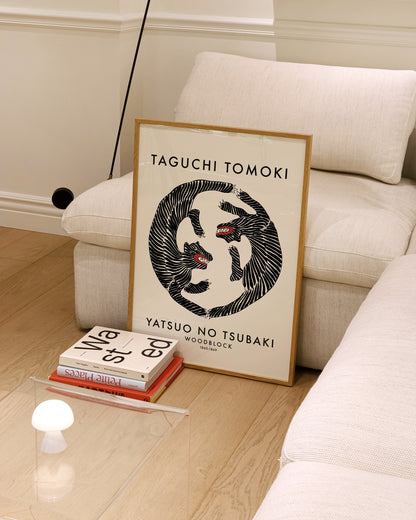 Yatsuo No Tsubaki Print- Wall Art -Paperhus- Printable wall art - Instant downloads - DIY home decor -Paperhus