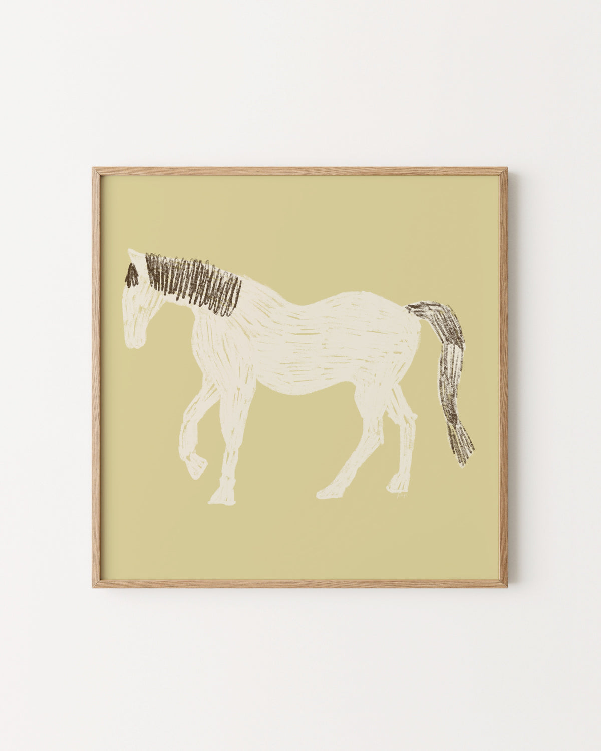 Square Horse Printable Wall Art