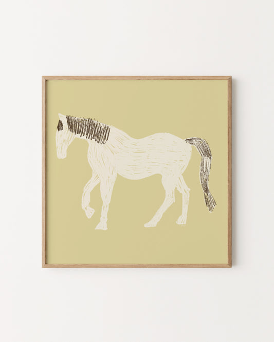 Square Horse Printable Wall Art