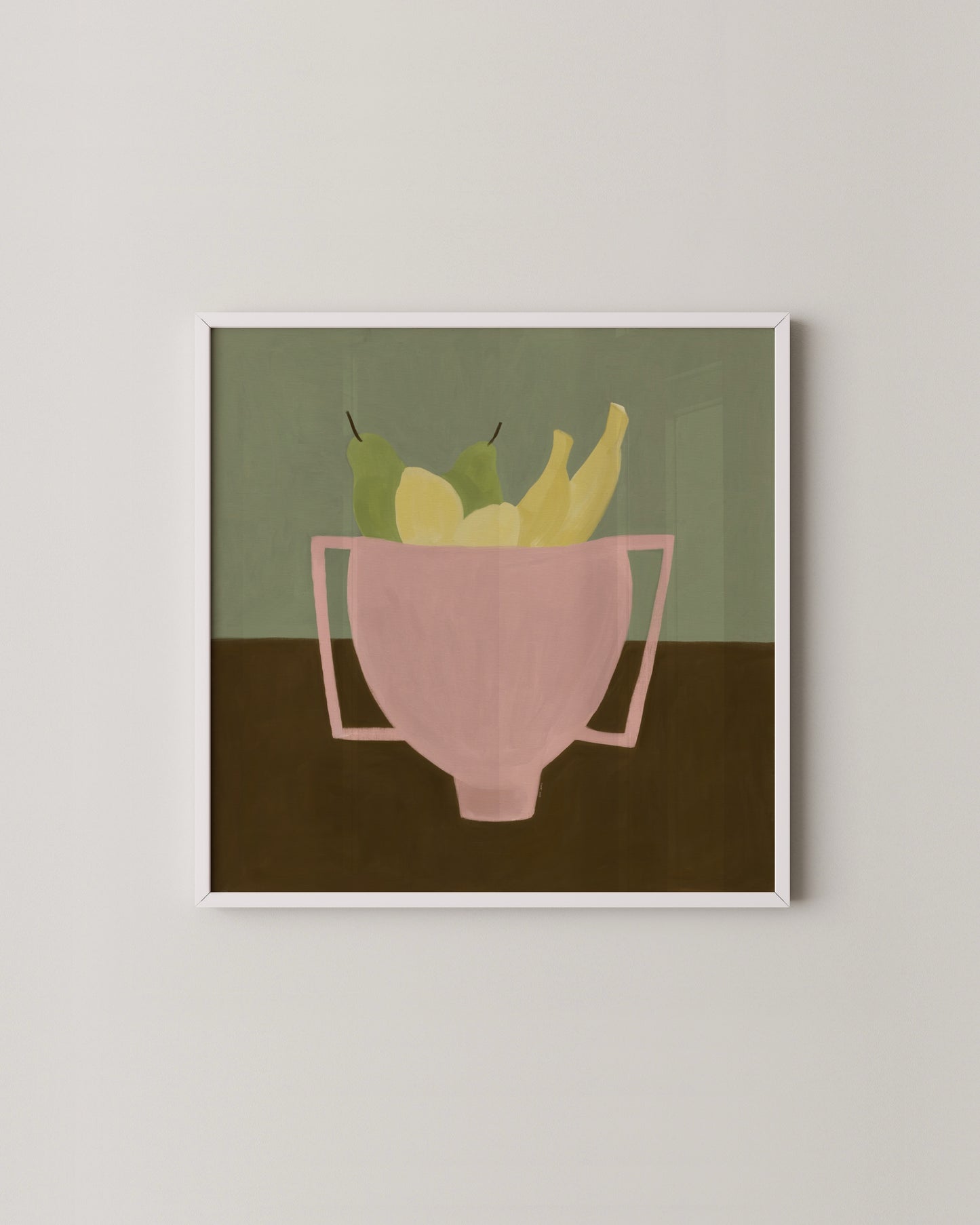 Pink Fruit Bowl Print- Wall Art -Paperhus- Printable wall art - Instant downloads - DIY home decor -Paperhus
