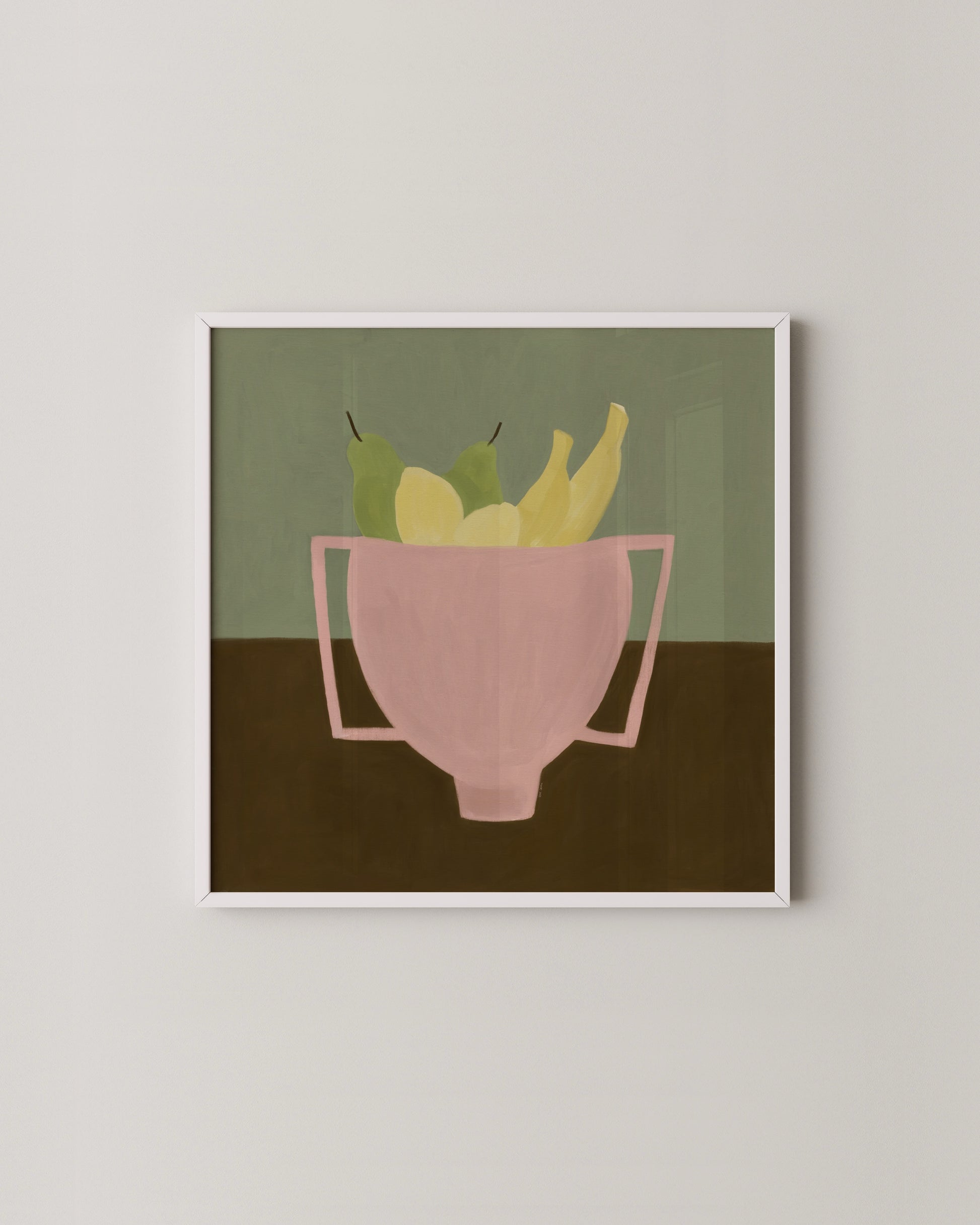 Pink Fruit Bowl Print- Wall Art -Paperhus- Printable wall art - Instant downloads - DIY home decor -Paperhus