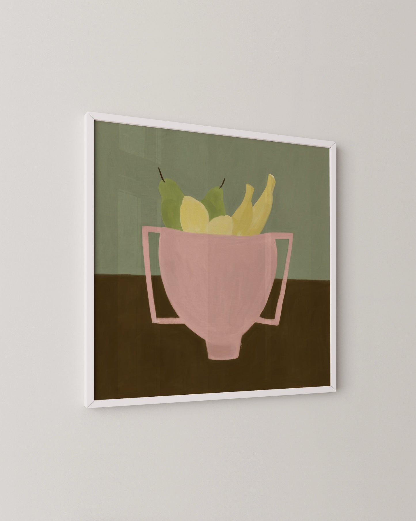 Pink Fruit Bowl Print- Wall Art -Paperhus- Printable wall art - Instant downloads - DIY home decor -Paperhus