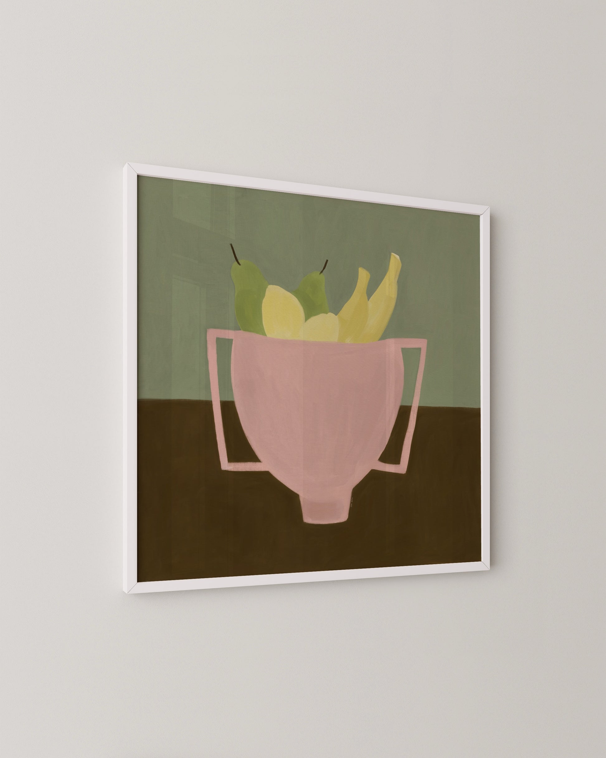 Pink Fruit Bowl Print- Wall Art -Paperhus- Printable wall art - Instant downloads - DIY home decor -Paperhus