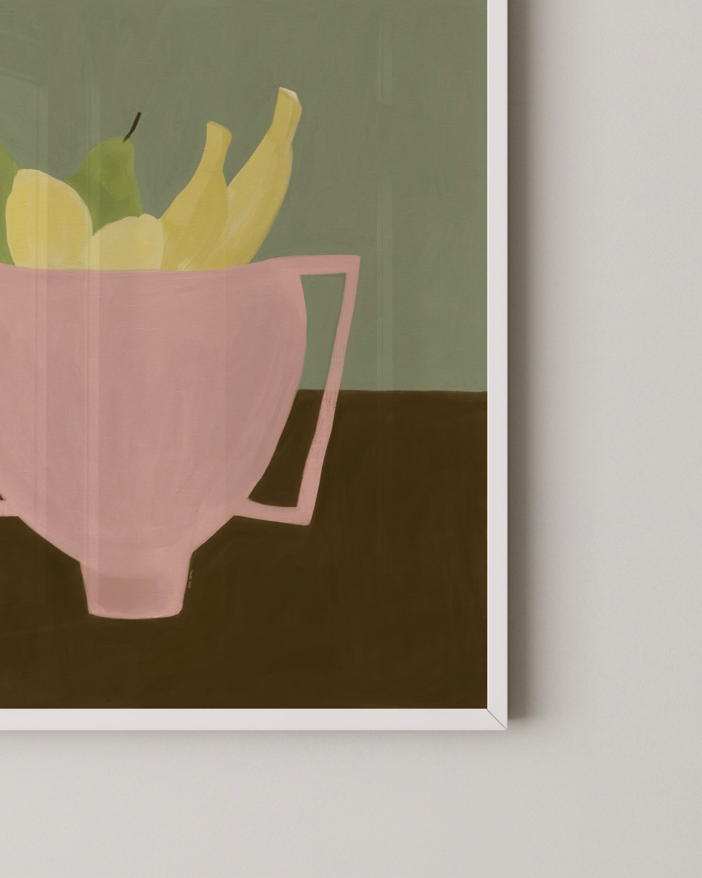 Pink Fruit Bowl Print- Wall Art -Paperhus- Printable wall art - Instant downloads - DIY home decor -Paperhus