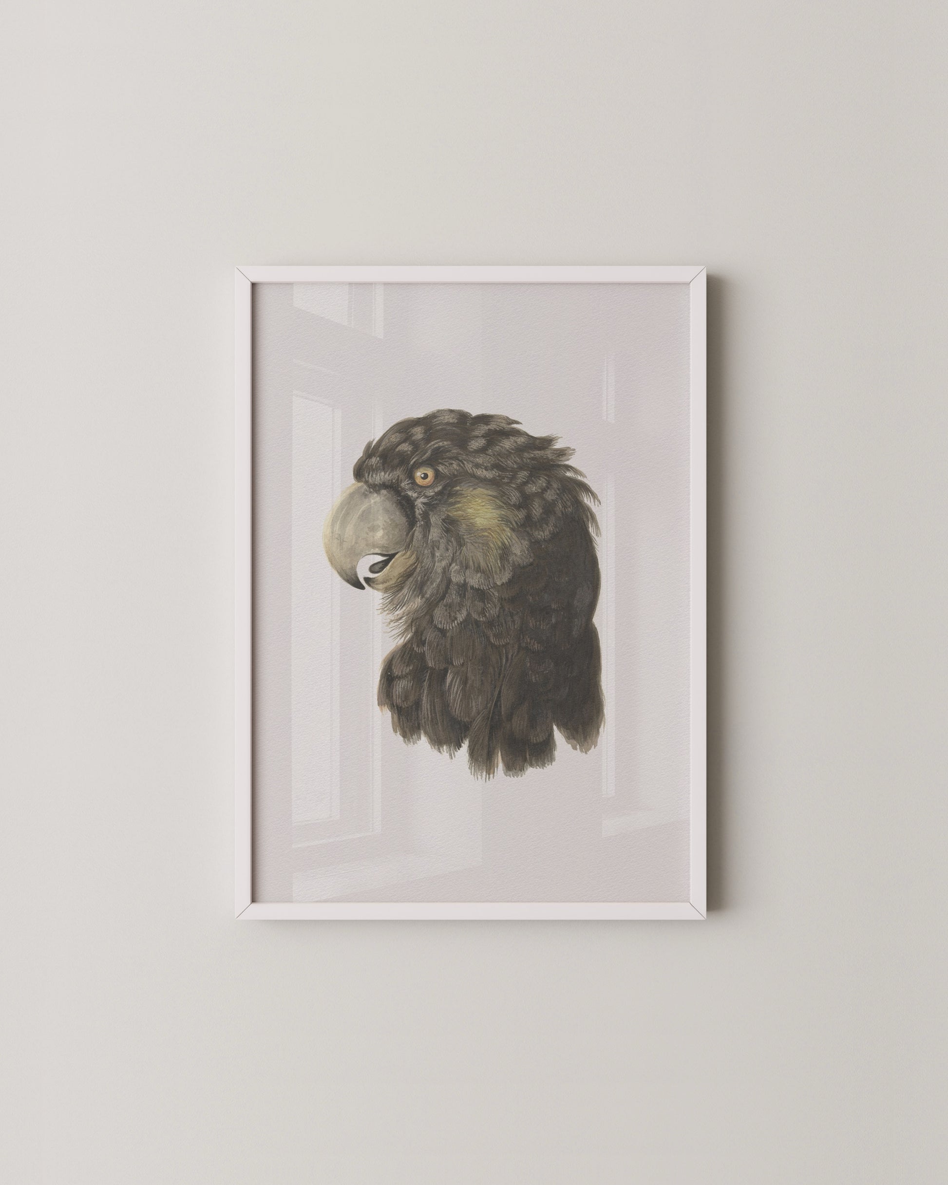 Black Cockatoo Print- Wall Art -Paperhus- Printable wall art - Instant downloads - DIY home decor -Paperhus