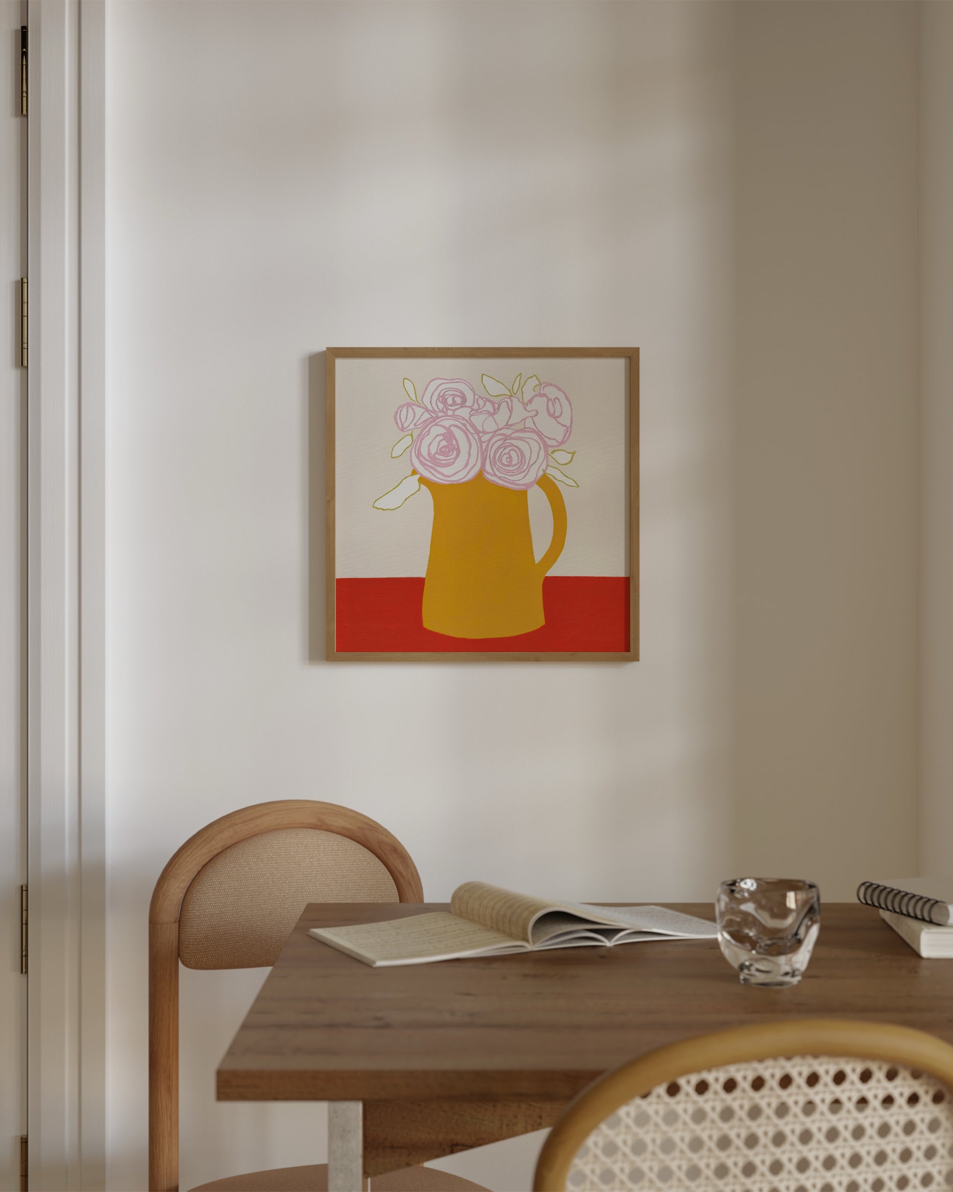 Pink Blooms Print- Wall Art -Paperhus- Printable wall art - Instant downloads - DIY home decor -Paperhus