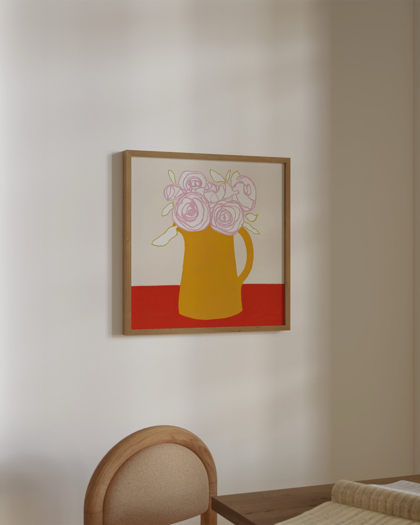 Pink Blooms Print- Wall Art -Paperhus- Printable wall art - Instant downloads - DIY home decor -Paperhus