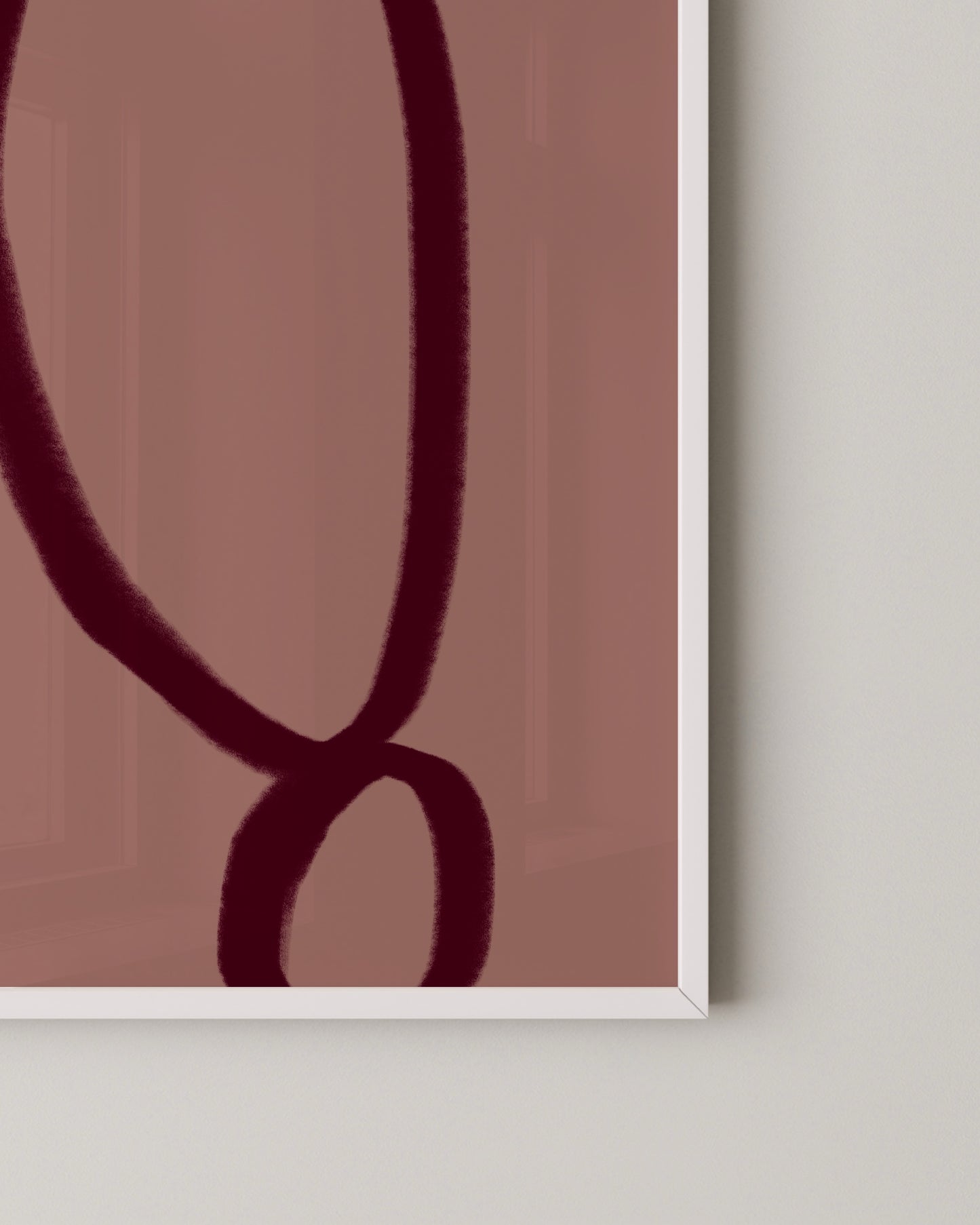 Bold Burgundy Print- Wall Art -Paperhus- Printable wall art - Instant downloads - DIY home decor -Paperhus