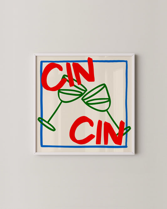 Cin Cin Print- Wall Art -Paperhus- Printable wall art - Instant downloads - DIY home decor -Paperhus