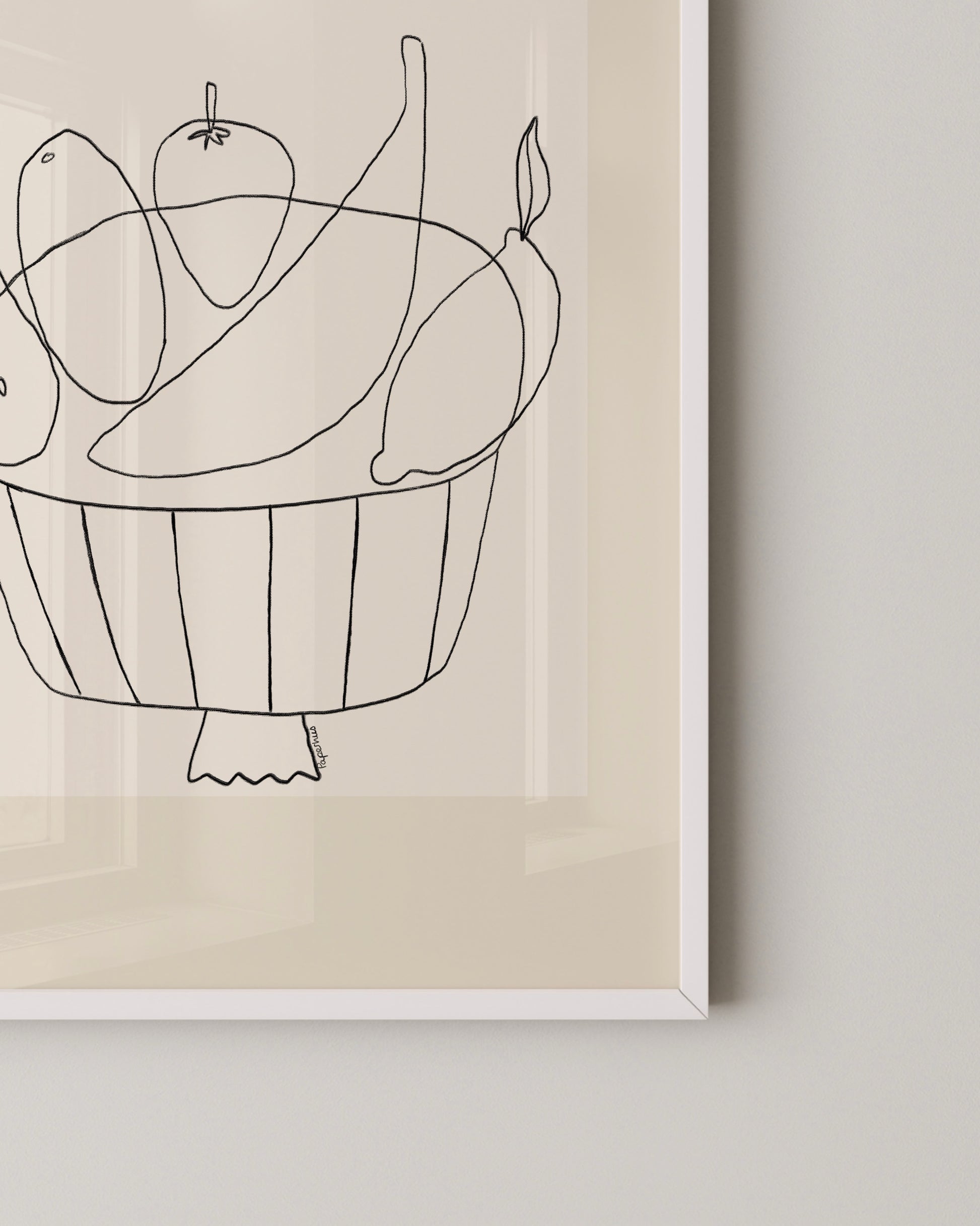 Fruit Bowl Print- Wall Art -Paperhus- Printable wall art - Instant downloads - DIY home decor -Paperhus