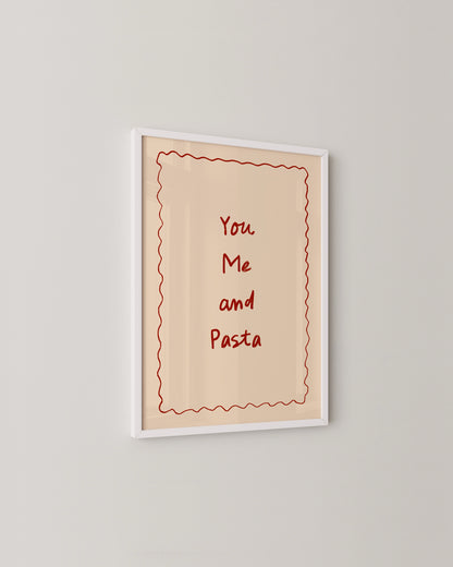 You Me Pasta Print