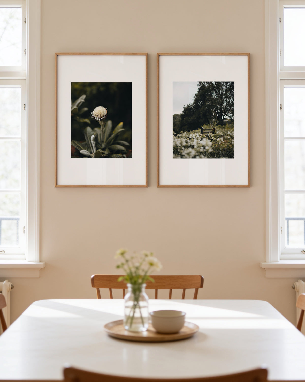 Moody Botanical Print Set Of 2