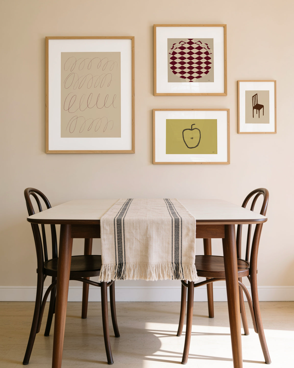 Kitchen Gallery Wall Set Of 4