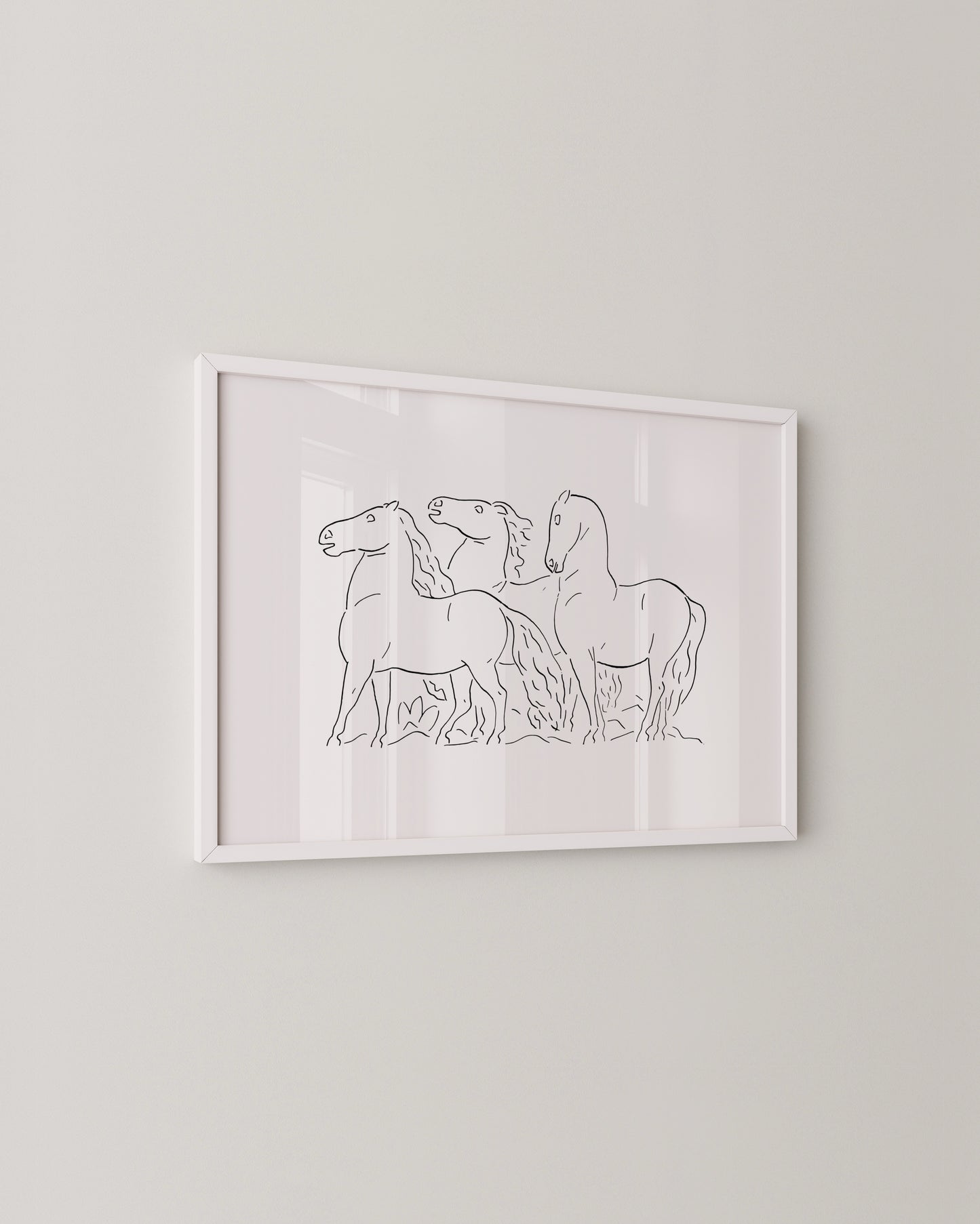 Wild Horses Print- Wall Art -Paperhus- Printable wall art - Instant downloads - DIY home decor -Paperhus