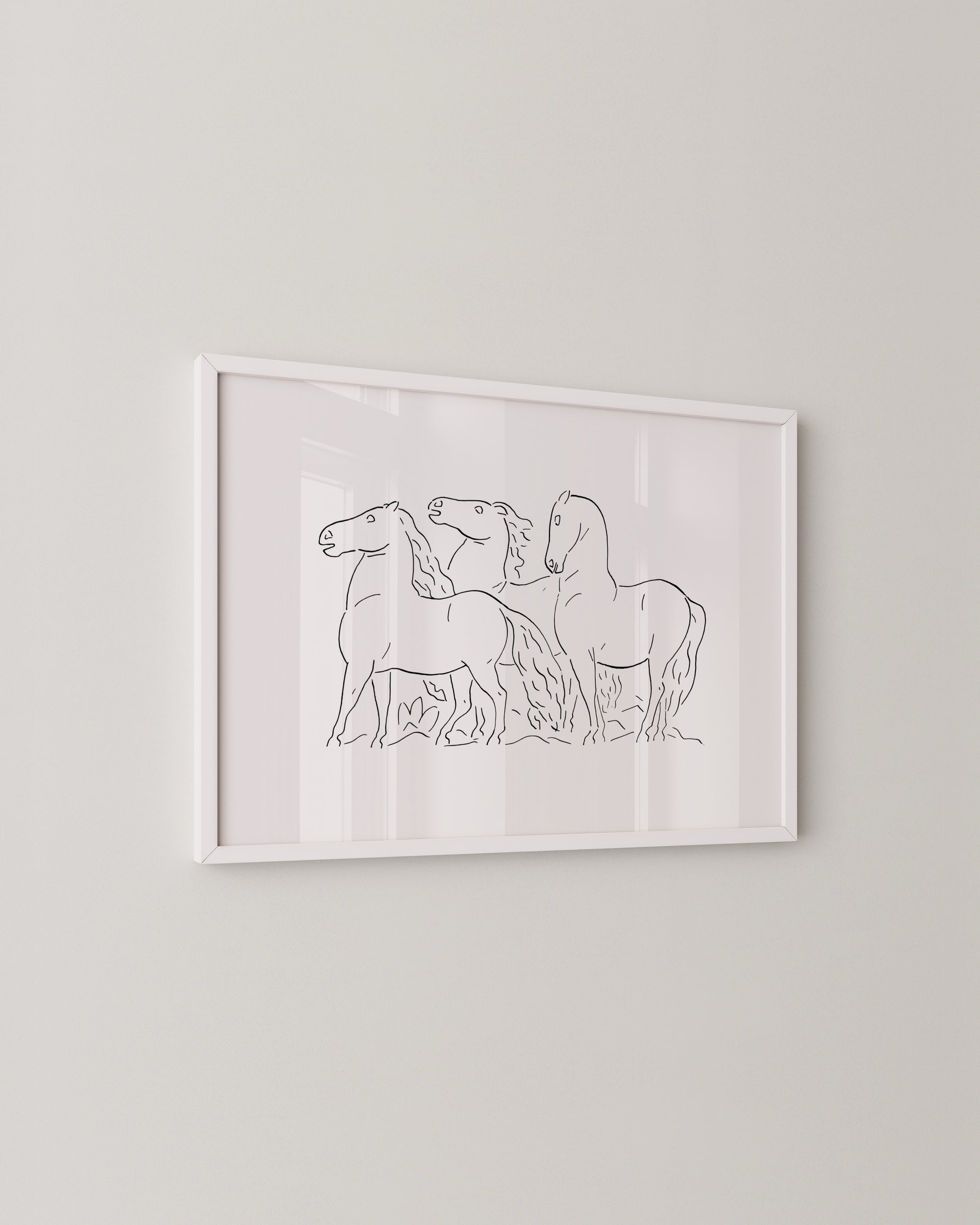 Wild Horses Print- Wall Art -Paperhus- Printable wall art - Instant downloads - DIY home decor -Paperhus