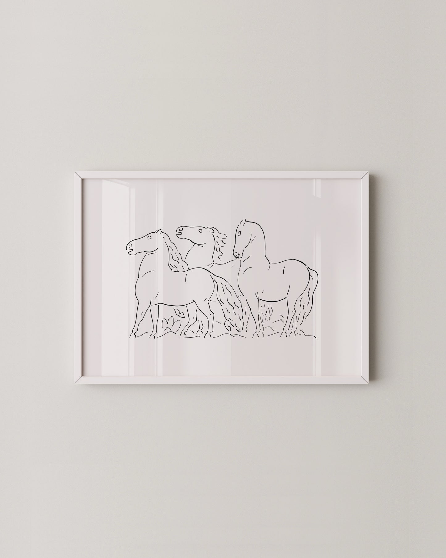 Wild Horses Print- Wall Art -Paperhus- Printable wall art - Instant downloads - DIY home decor -Paperhus