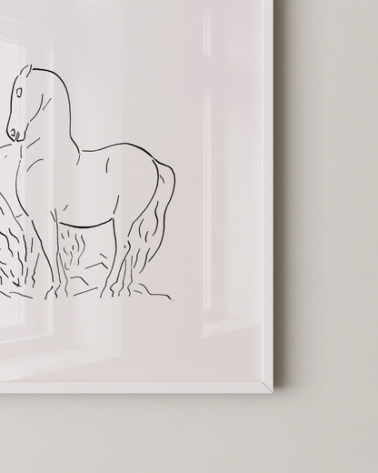 Wild Horses Print- Wall Art -Paperhus- Printable wall art - Instant downloads - DIY home decor -Paperhus