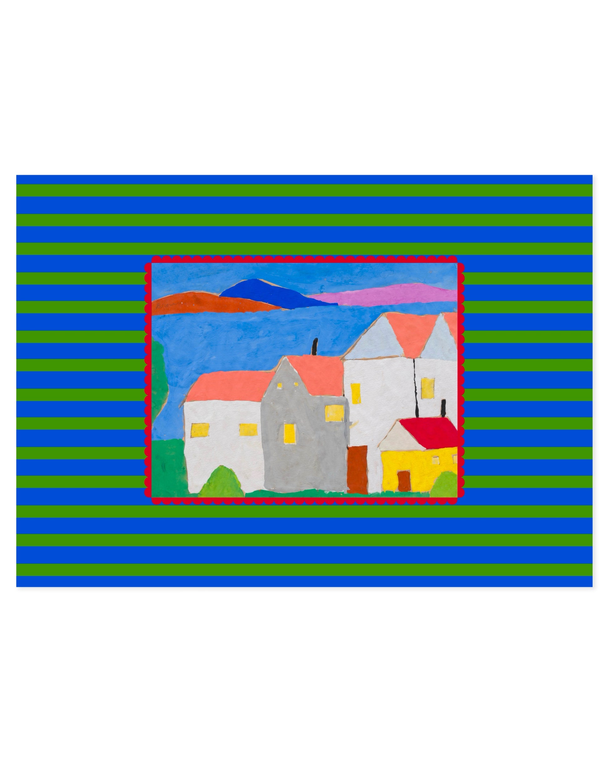 Village Printable Wall Art | Digital Download printable wall art by Paperhus