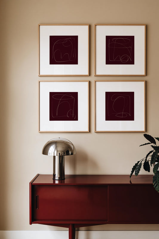 Square Gallery Set Of 4