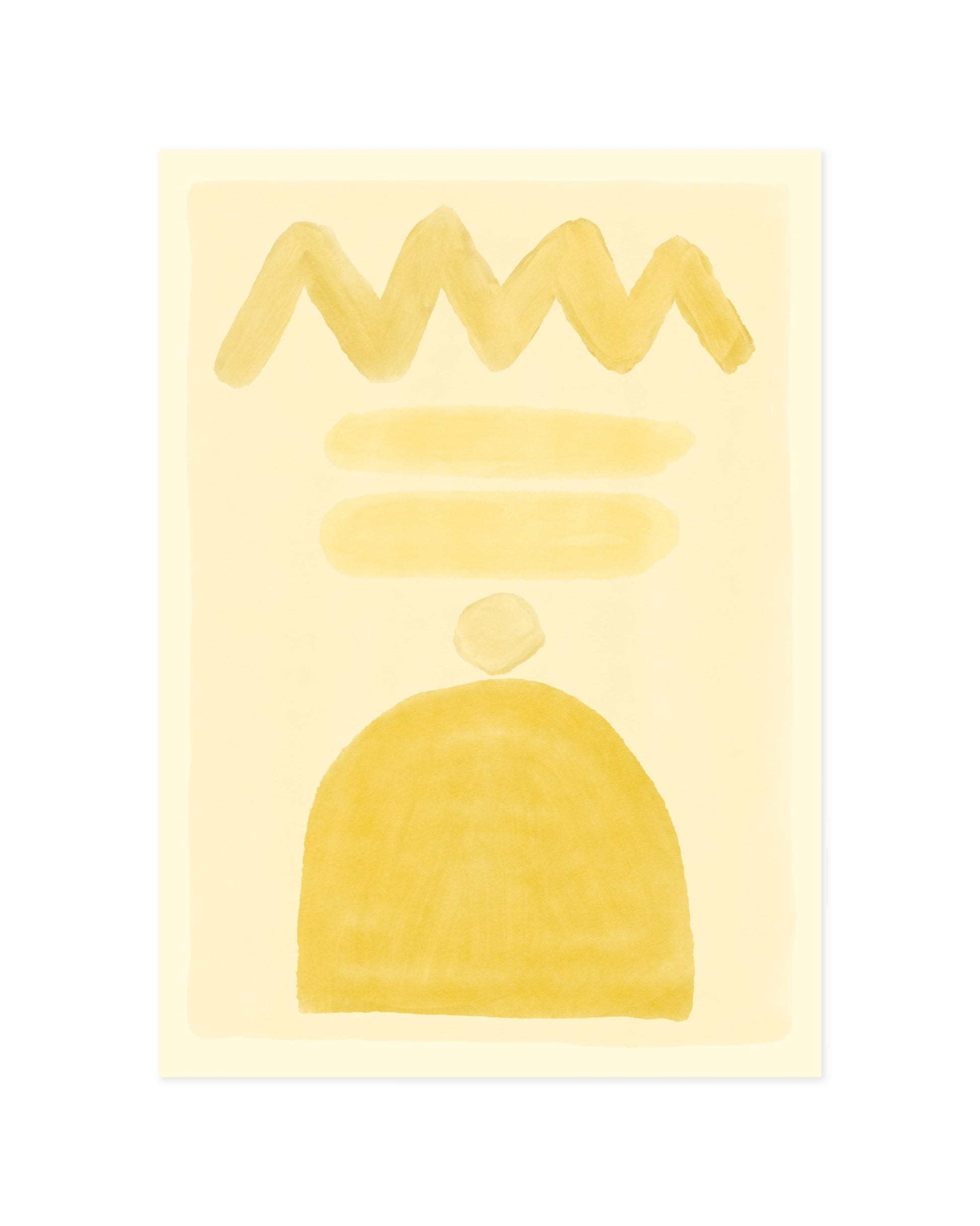 Yellow Abstract Printable Wall Art | Digital Download printable wall art by Paperhus