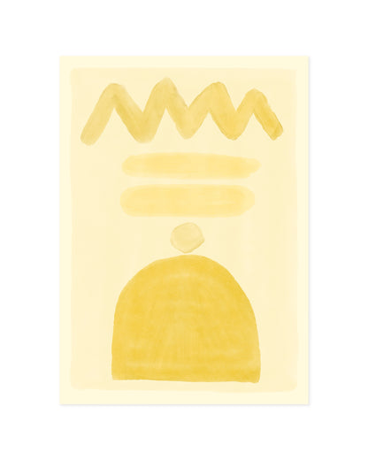 Yellow Abstract Printable Wall Art | Digital Download printable wall art by Paperhus