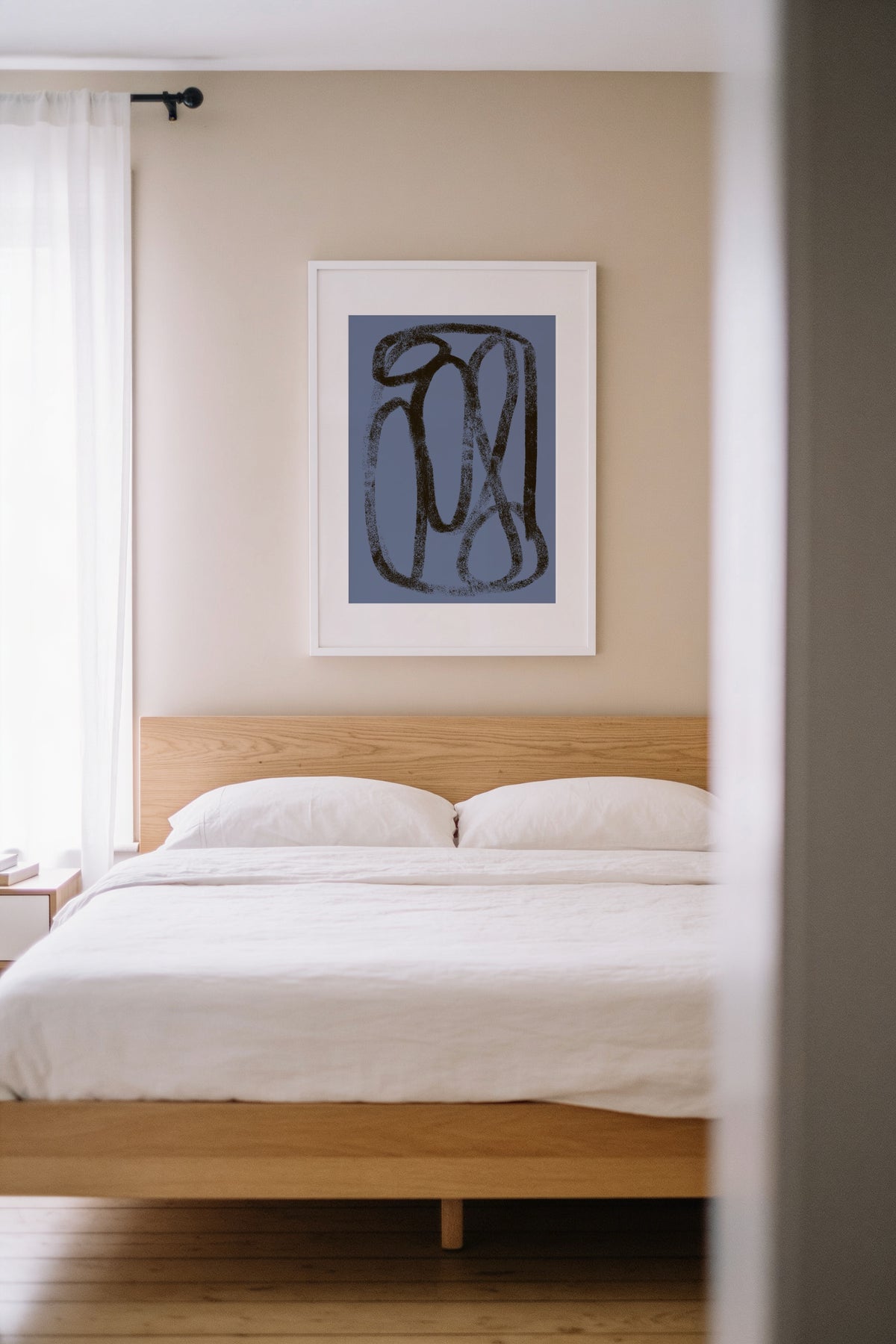 Blue Abstract Printable Wall Art