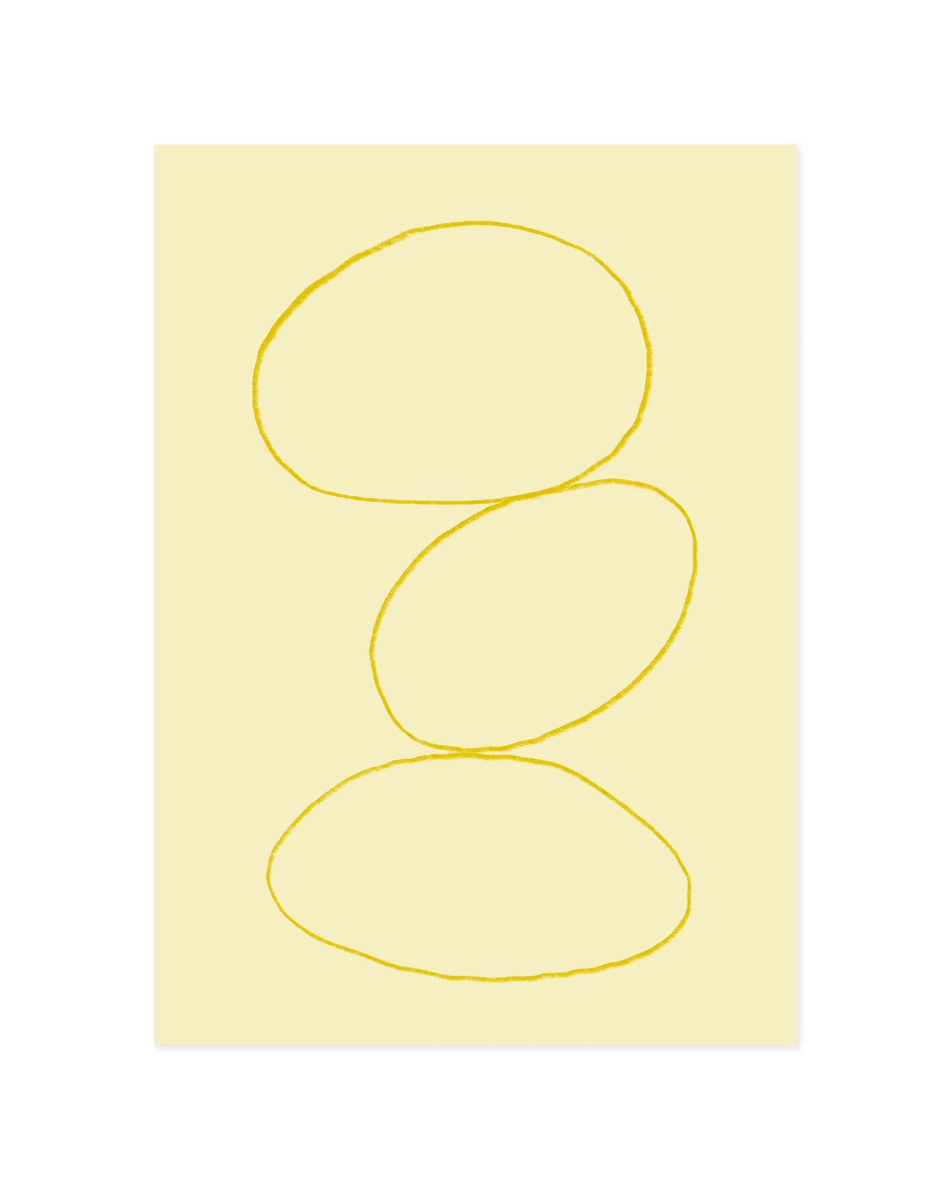 Yellow Abstract Printable Wall Art | Digital Download printable wall art by Paperhus