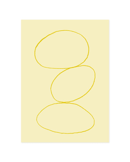 Yellow Abstract Printable Wall Art | Digital Download printable wall art by Paperhus
