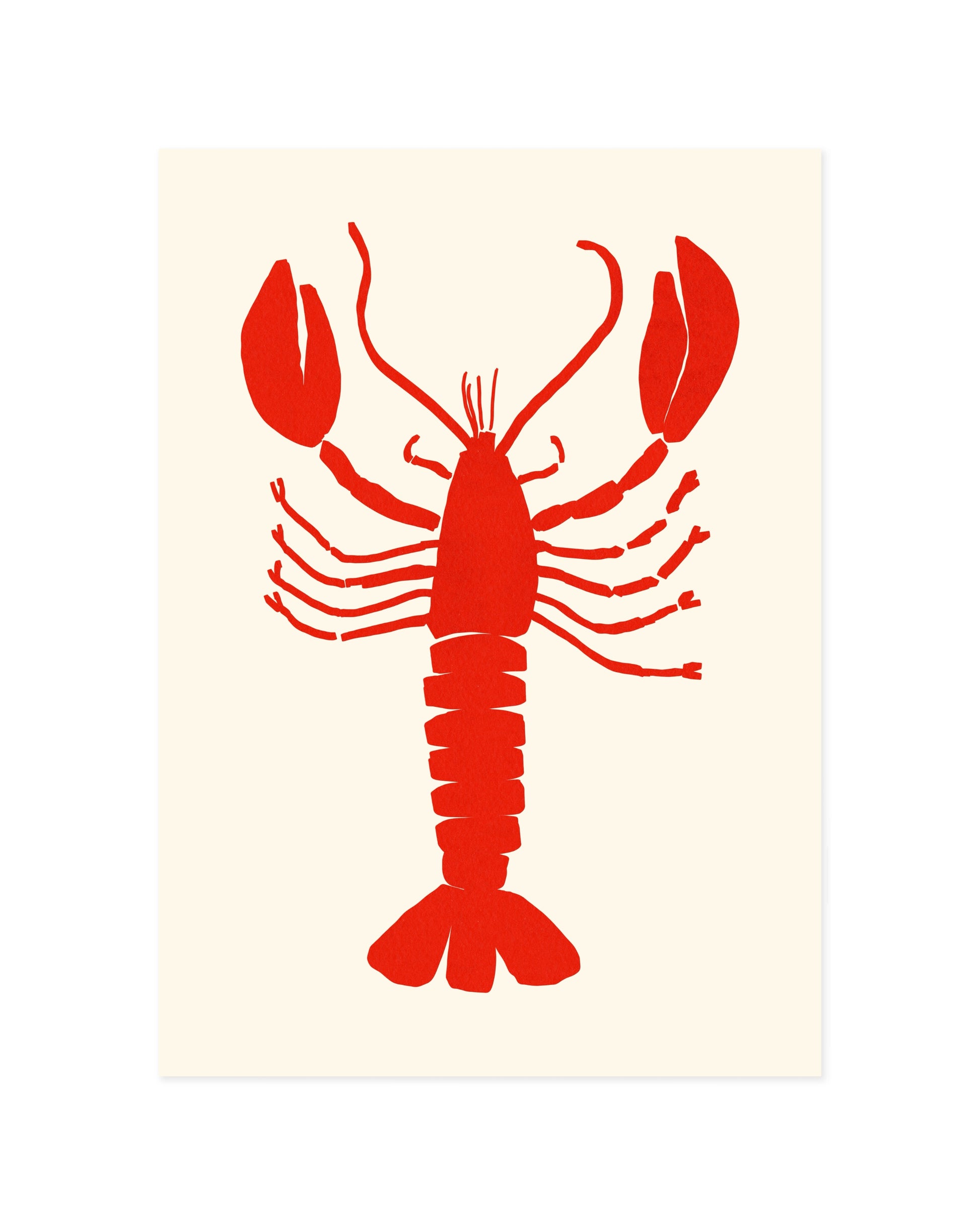 Red Lobster Printable Wall Art | Digital Download printable wall art by Paperhus