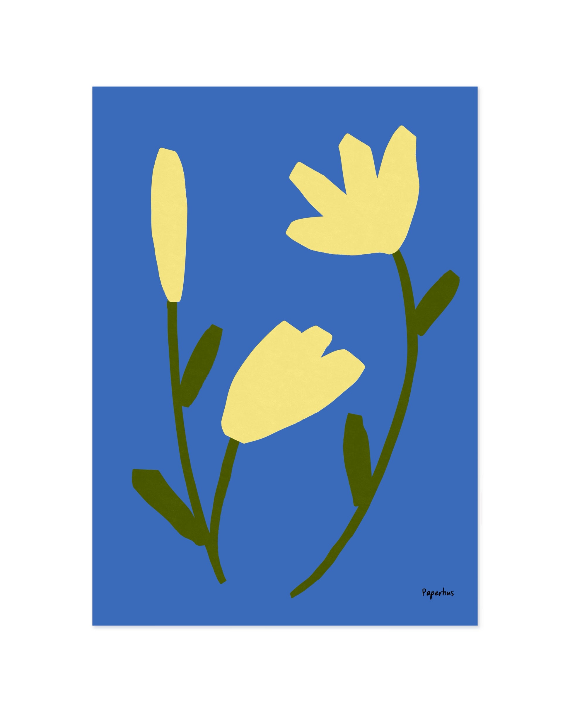 Still Forms. Yellow Flowers printable wall art by Paperhus