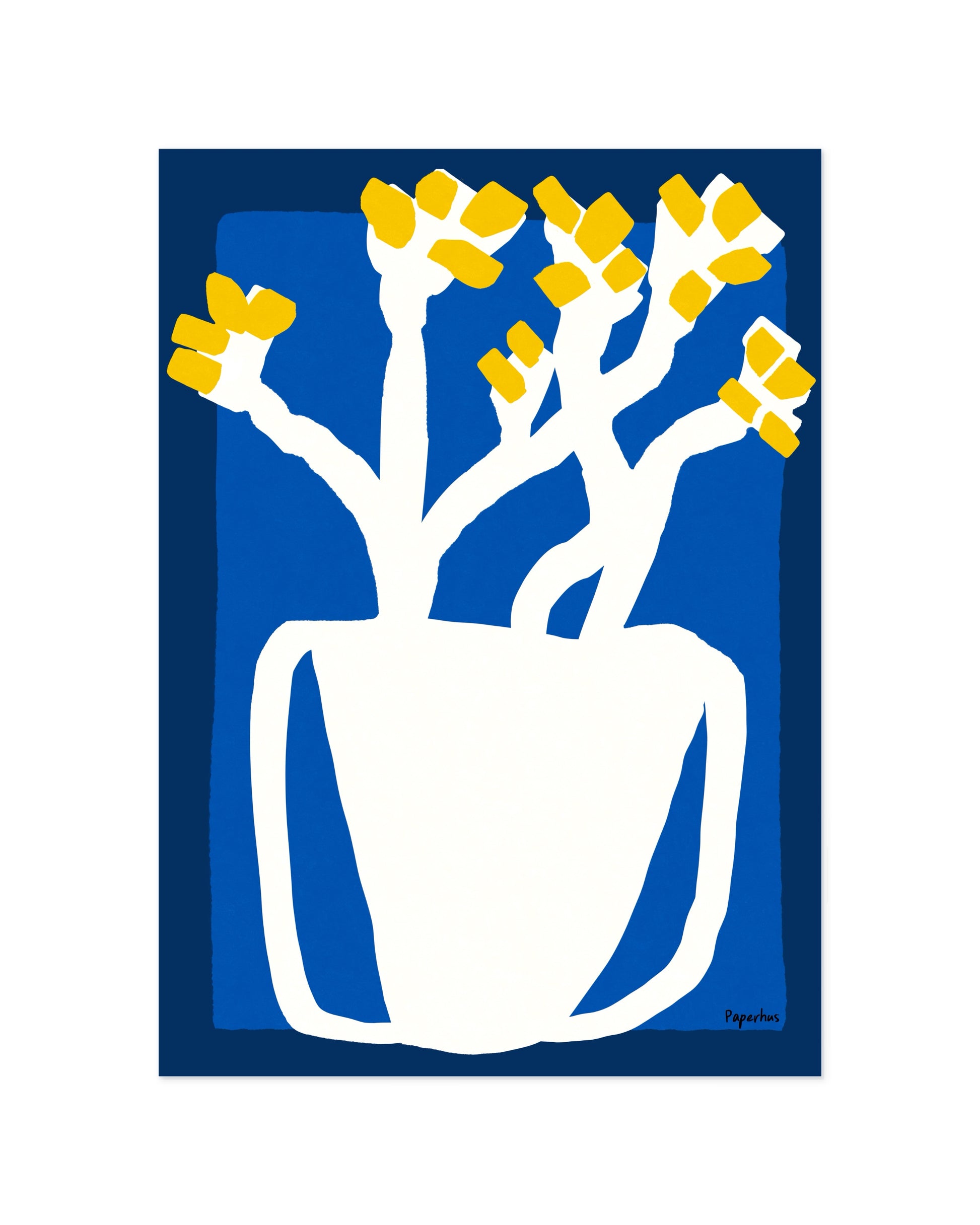 Still Forms. White Vase printable wall art by Paperhus