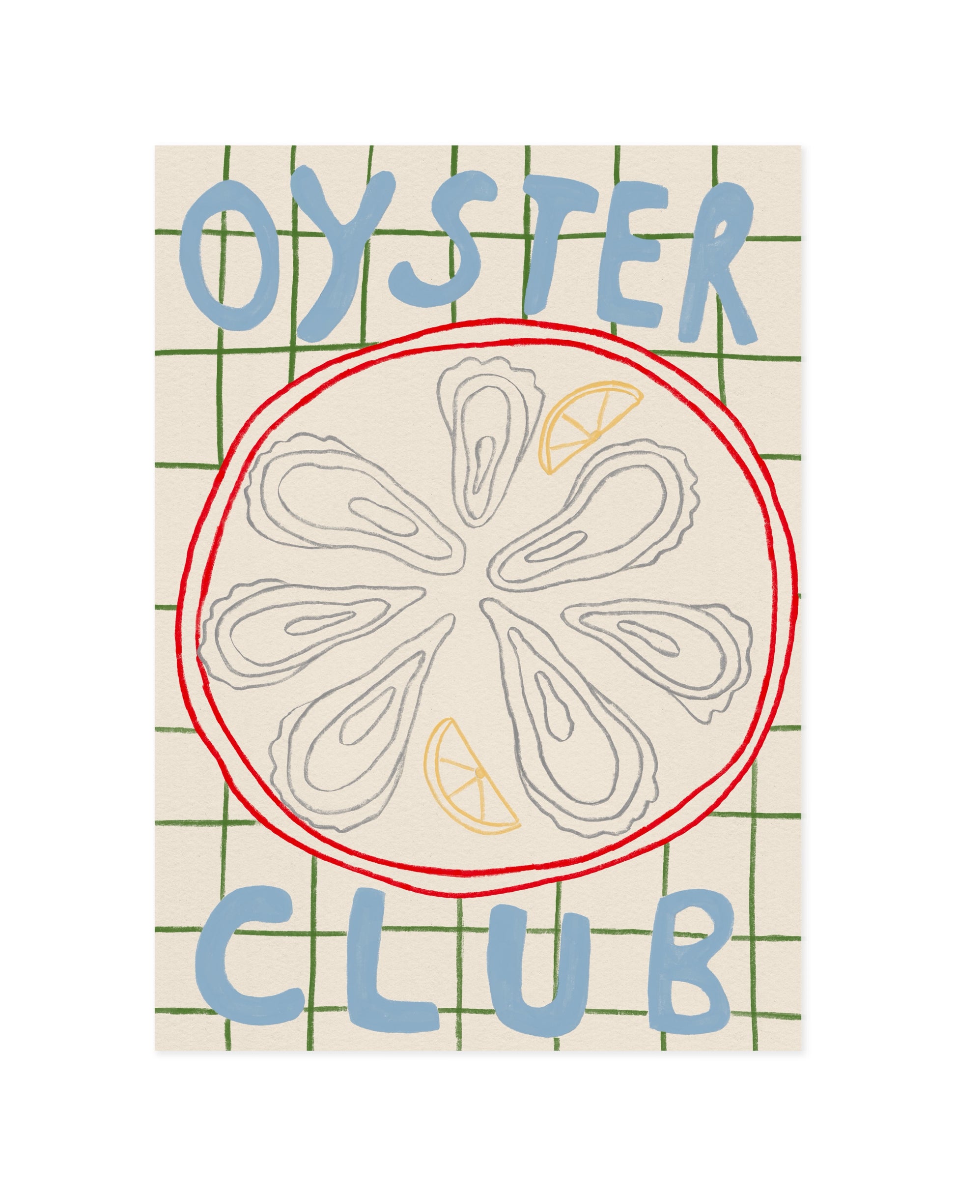 Oyster & Wine. Set-printable wall art by Paperhus