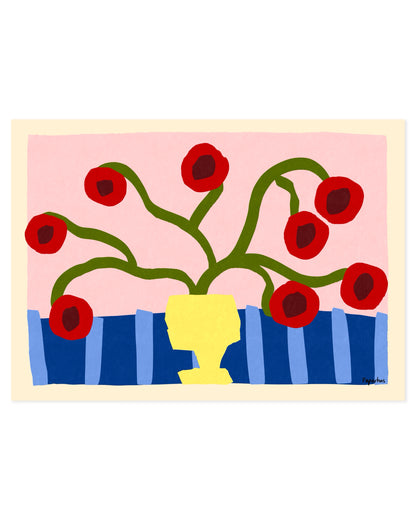 Still Forms. Playful Vase printable wall art by Paperhus