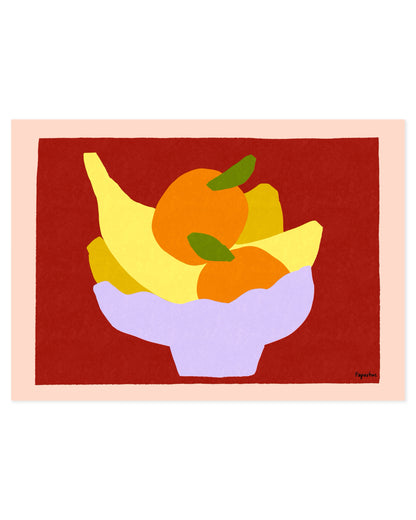 Still Forms. Fruit Bowl printable wall art by Paperhus