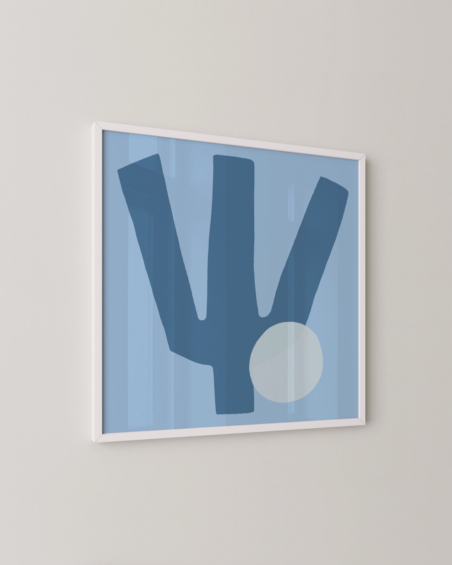 Blue Form Print- Wall Art -Paperhus- Printable wall art - Instant downloads - DIY home decor -Paperhus