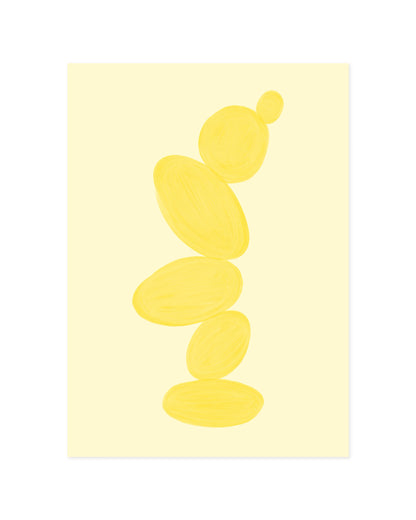 Yellow Abstract Printable Wall Art | Digital Download printable wall art by Paperhus