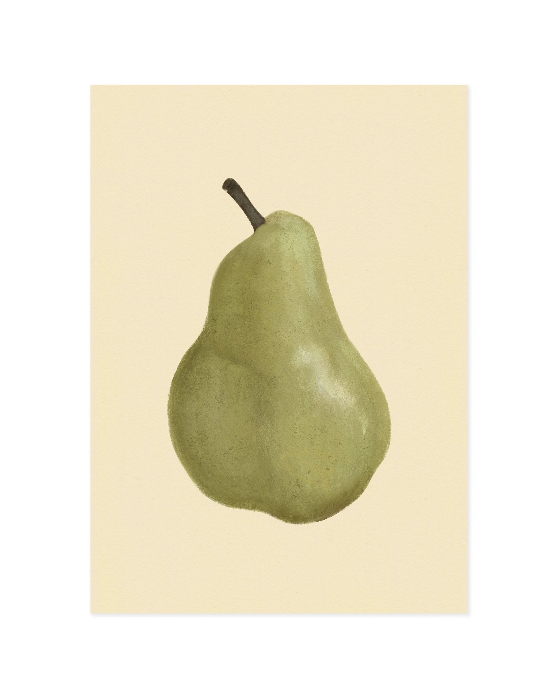 Green Pear Printable Wall Art | Digital Download printable wall art by Paperhus