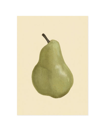 Green Pear Printable Wall Art | Digital Download printable wall art by Paperhus