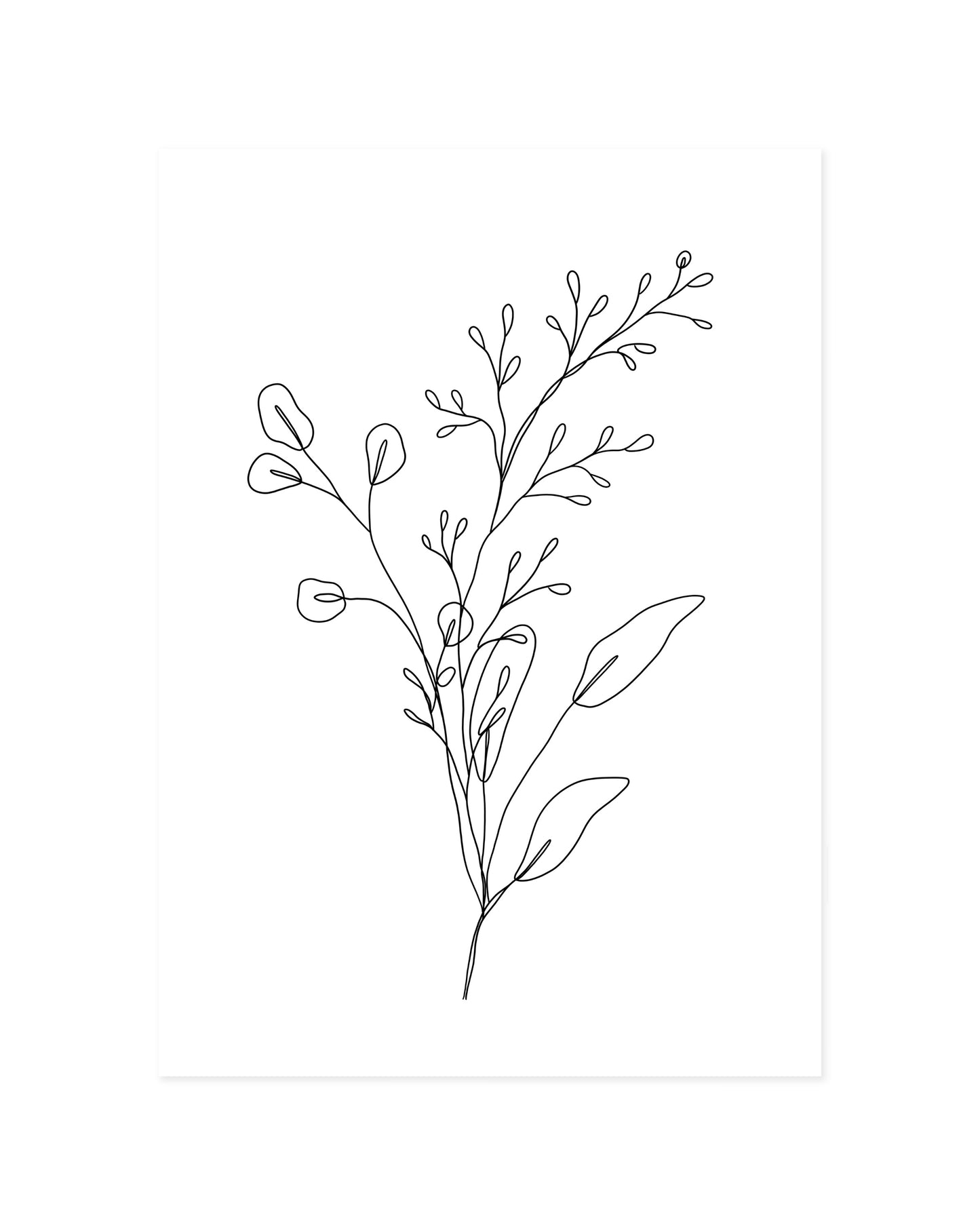 Botanical Line. Set Of 2-printable wall art by Paperhus